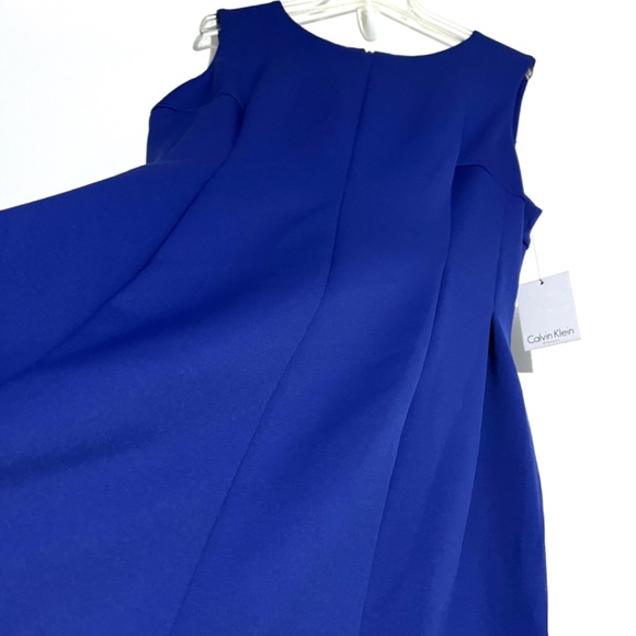 Calvin Klein Structured Fit and Flare Dress - Picture 4 of 11